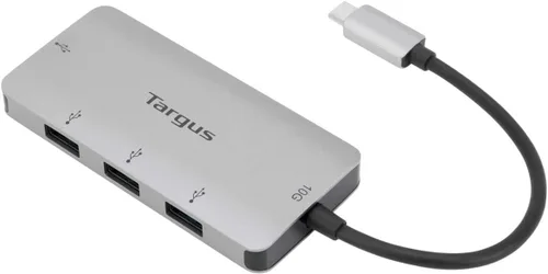 Vista 7 de Targus Concentrador USB 2.0 de 4 puertos, color negro, compatible con PC y Mac, elegante y apto para viajes (ACH114US)