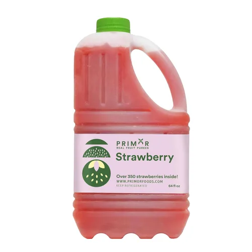 Vista 21 de Primor puré de frutas naturales, 64 onzas líquidas, crea jugos totalmente naturales, batidos, cócteles, postres, aderezos, y mucho más, natural