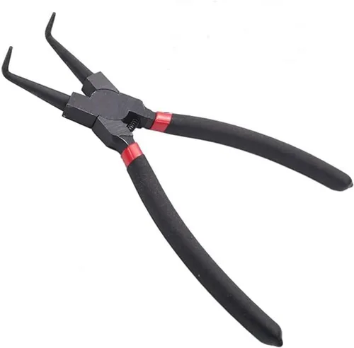 Vista 7 de Utoolmart Alicates de anillo de presión externos alicates de anillo de retención en ángulo, nariz recta, 7 pulgadas, 1 unidad