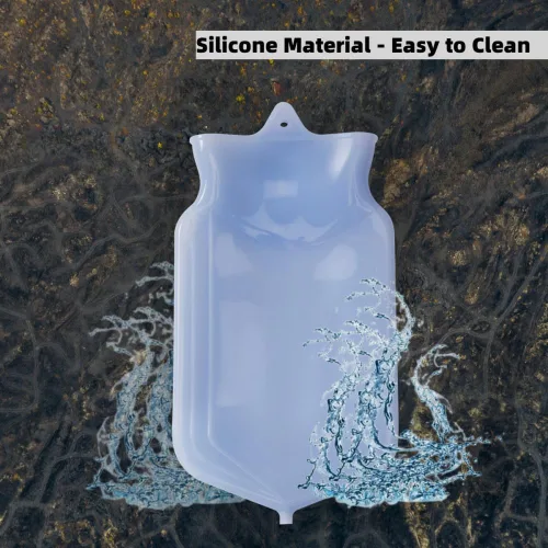 Vista 4 de Kit de bolsa de enema de silicona reutilizable, 2L, limpieza de enema de café y agua, manguera de silicona de 6.56 pies de largo, ducha anal