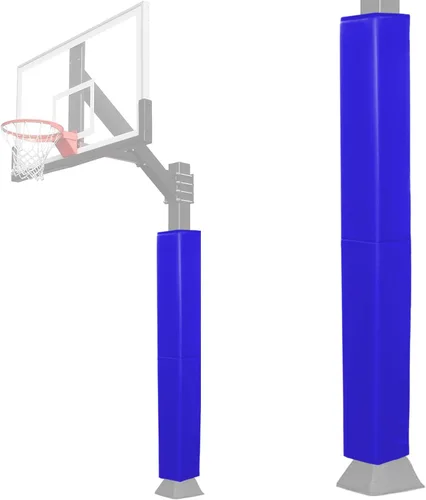 Katop Acolchado cuadrado para bastón de baloncesto que se adapta a postes de 5 x 5 pulgadas, almohadilla de baloncesto duradera de 6 pies de alto