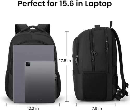 Vista 5 de BIKROD Mochila para hombres y mujeres, mochilas escolares para adolescentes, niños y niñas, resistente al agua, resistente y antirrobo, mochila