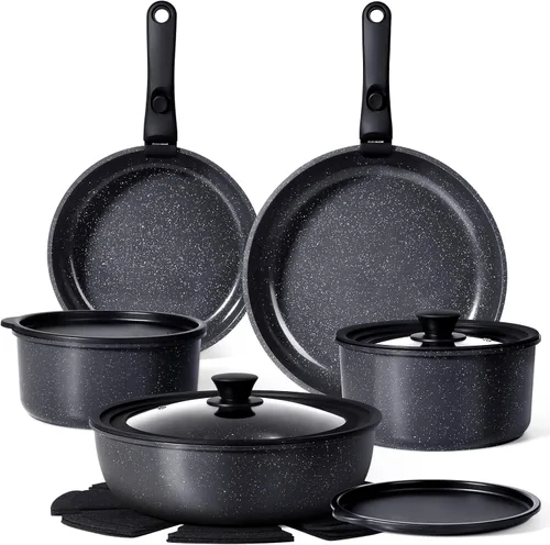 Vista 19 de GiPP Ceramic Pots and Pans Set