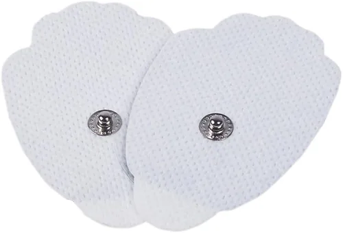 Vista 2 de TechCare Massager Tens Unit - Parches de repuesto reutilizables 20 (10 juegos) almohadillas adhesivas FDA 510 (k) Cleared