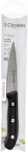 Vista 2 de 3 CLAVELES CUCHILLO VERDURAS DOMVS 9 cm-3.5" E 3C 00950, Acero Inoxidable, Mango Polipropileno