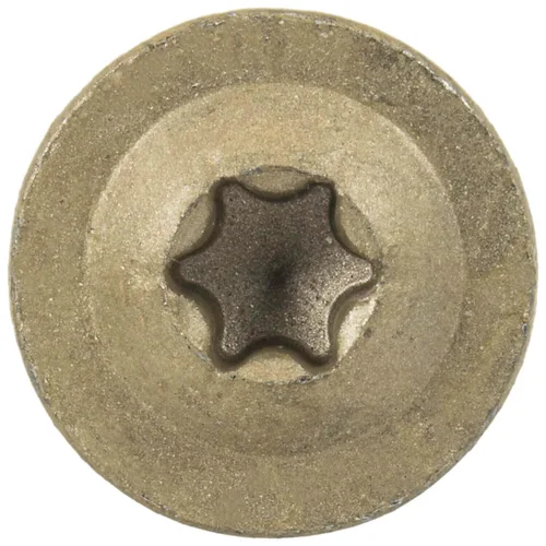 Vista 3 de Jake Sales Tornillo de retraso de construcción #17 x 10 con revestimiento exterior Torx/Star Drive Tornillo estructural de alta resistencia muy