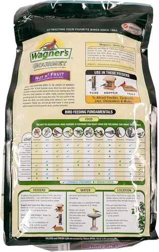 Vista 3 de Wagner's Paquete de comida gourmet para pájaros silvestres (5 libras cada uno)