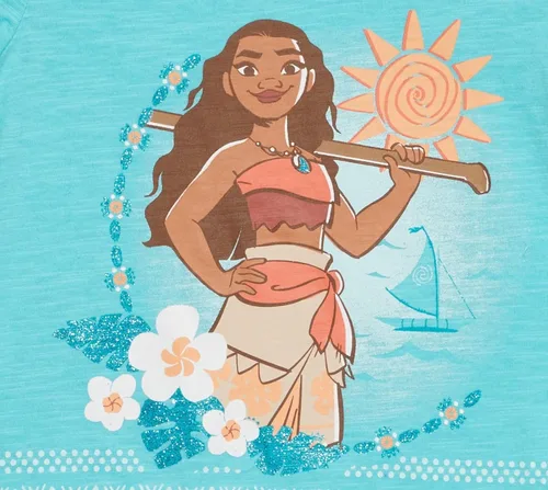 Vista 5 de Disney Princess Moana - Conjunto de camiseta y falda