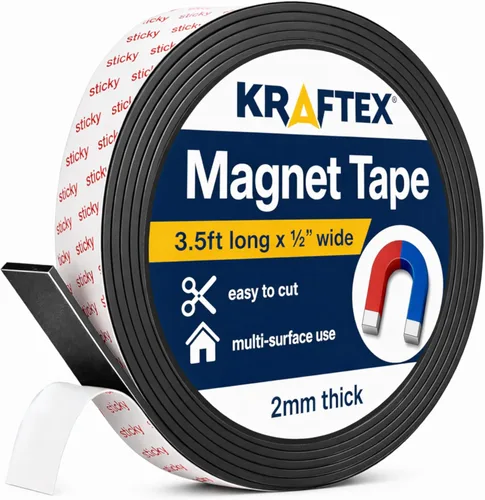 Vista 11 de Tiras de cinta magnética 35 mm x 304 mm x 4 mm 2 piezas