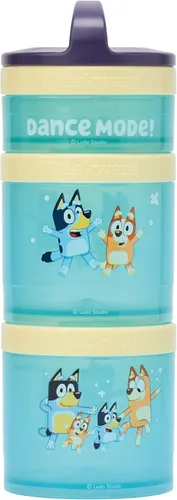 Vista 22 de Whiskware Spider-Man Team Spidey Recipientes apilables para aperitivos para bebés, niños y niños pequeños, 3 vasos apilables para la escuela