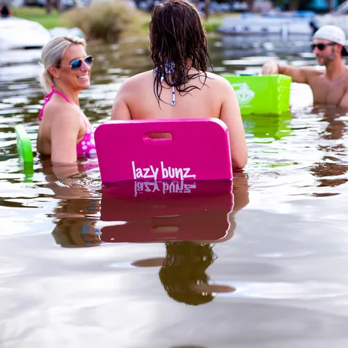 Vista 8 de TRC Recreation Lazy Bunz Foam Water Saddle Pool Float for Adults and Kids, Lounger for Swimming Pool, Lake, River, and Beach Essentials
