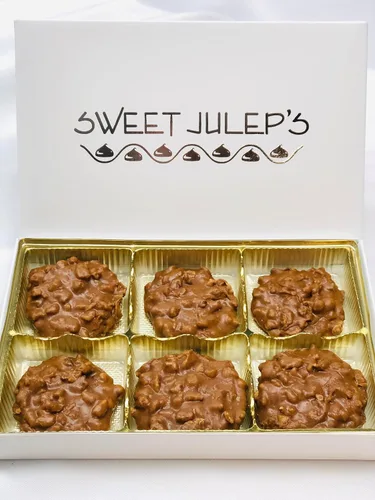 Auténtico caramelo cremoso de nuez del sur de Charleston Pralines (6)