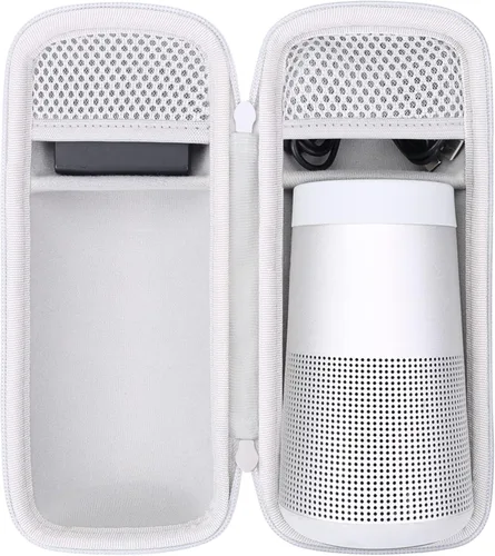 Vista 11 de co2CREA Funda rígida de repuesto para altavoz Bluetooth portátil Bose SoundLink Revolve Series II, carcasa negra